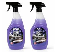 HOCHSTE® Flow Glass Cleaner Spray, Streak-Free Car Window & Mirror Cleaner for Interior & Exterior Glass, Windscreens & Tinted Windows, 750ml, (Glass Cleaner, Pack of 2)