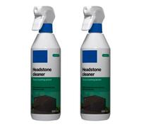 HOCHSTE® Headstone Cleaner Spray, Grave Stone Cleaning Spray, Removes Dirt, Algae & Weather Stains, Easy-to-Use Outdoor Memorial Cleaner for Natural Stone, Marble & Granite, (500 ML, Set of 2)