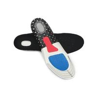 HOCHSTE Memory Foam Orthopaedic Shoe Insoles for Men and Women, Arch Support for Plantar Fasciitis, Comfort Heel and Foot Pain Relief, Trainer Inserts, Soft Unisex Black UK Shoe Size 7-10