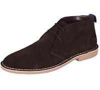 HOCHSTE Mens Desert Boots Lace up Suede Leather Hunt Chukka Shoes Brown 12