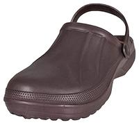 HOCHSTE Mens Womens Garden Clogs Slip on Mules Sandal Beach Pool Chef Hospital Brown - Men 7