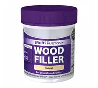 HOCHSTE® Multi-Purpose Wood Filler Natural, Easy-To-Apply, Smooth Finish, Resistant to Shrinking, Cracking & Chipping, Perfect for Repairing Cracks, Holes, Interior and Exterior Use, 250g