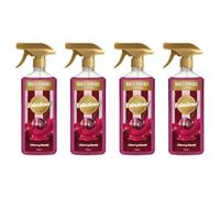 HOCHSTE® Multi Surface Cleaner Cherry Bomb Spray, Antibacterial Surface Cleaner Kills Bacteria, All Purpose Kitchen, Floors & Household Surfaces, Long Lasting Fruity Fragrance, (750 ML, Set of 4)