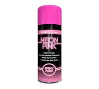 HOCHSTE® Paint Factory Fluorescent Spray Paint, Fast Dry Aerosol Paint for Wood, Metal, Plastic & More, Bright Neon Finish for Craft Projects & Decorative Use, 200ml, (Neon Pink, Set of 1)