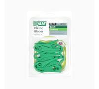 HOCHSTE® Plastic Replacement Blades Grass Cutter, Long-Lasting Performance, Easy-To-Install, Bosch & Qualcast Grass Trimmers, Perfect for Homeowners and DIY Gardeners, (Pack of 20)