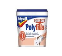 HOCHSTE® Polycell Polyfilla Deep Gap Filler, Crack-Resistant, Easy-To-Apply, Multipurpose Use, Interior And Exterior Wall Repair, Filling Deep Holes, Long-Lasting Finish, 1kg