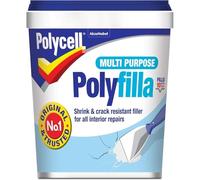 HOCHSTE® Polycell Polyfilla Multi Purpose Ready Mixed Filler, Quick-Drying & Easy-To-Apply Formula, DIY Enthusiasts, Ensure Long-Lasting, Crack-Free Finishes, Interior And Exterior Use, (White, 1kg)