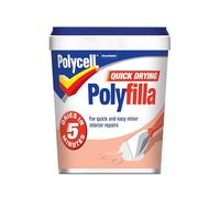 HOCHSTE® Polycell Quick Drying Polyfilla, Easy-To-Apply, Perfect For Filling Cracks, Holes, Gaps In Plaster, Wood, Interior And Exterior Wall Repair, Multipurpose use, (White, 1kg)