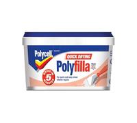 HOCHSTE® Polycell Quick Drying Polyfilla, Easy-To-Apply, Perfect For Filling Cracks, Holes, Gaps In Plaster, Wood, Interior And Exterior Wall Repair, Multipurpose use, (White, 500g)