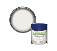 HOCHSTE® Pure Brilliant White Satinwood Paint, Quick-Drying, Long-Lasting Protection, Easy-To-Apply, DIY Enthusiasts, Interior And Exterior Use, Perfect For Furniture, Doors, (Mid Sheen, 750ml)