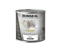HOCHSTE® Ronseal One Coat Damp Seal, Excellent Coverage, Long-Lasting Finish, Cost-Effective And Reliable, White Basecoat For Interior Walls & Ceilings, 750ml