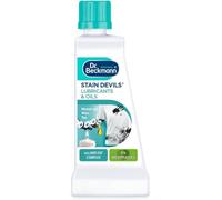 HOCHSTE Stain Devils Fat & Sauces 50ml Removes Cooking Oil Butter Curry, Chocolate & More in 3 Minutes Tough on Stains but Gentle on Fabrics Ideal for Washable Colorfast Clothes Clear - 1 Pack (50ml)