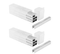 HOCHSTE Stanley Staples 12mm Type G Heavy Duty Staple Gun Refills 2000 Staples 2 Pack TRA708T Sharpshooter Silver - 2 Pack