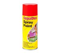 HOCHSTE SupaDec Multi-Purpose Spray Paint, Fast Drying, Durable Finish for Wood, Metal, Masonry, Interior & Exterior Use, Ideal for Craft & Home Projects, 400ml, (Orange, Pack of 1)