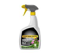 HOCHSTE® Tough Weed Control Ready-to-Use Trigger Spray, Garden Weed Management Solution, Easy Spray Bottle for Paths, Patios, Driveways, No Mixing Required, (1 Litre, Pack of 1)