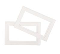 HOCHSTE® White Finger Plate for 2 Gang Socket, Easy to Install and Clean, Switch Protection Cover, Perfect for DIY Enthusiasts, Electricians, Builders, Interior Designers