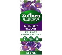 HOCHSTE® Zoflora Concentrated Disinfectant, Long-Lasting Fragrance, Multi-Purpose Cleaner, Leaves No Residue, Kills Bacteria And Viruses, Perfect For Everyday Hygiene, (500ml, Midnight Blooms)
