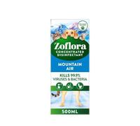 HOCHSTE® Zoflora Concentrated Disinfectant, Long-Lasting Fragrance, Multi-Purpose Cleaner, Leaves No Residue, Kills Bacteria And Viruses, Perfect For Everyday Hygiene, (500ml, Mountain Air)