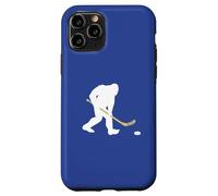 Hockey BigFoot Holding Hockey Stick Case for iPhone 11 Pro