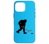Hockey BigFoot Holding Hockey Stick Case for iPhone 16 Pro Max
