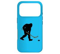 Hockey BigFoot Holding Hockey Stick Case for iPhone 17 Pro