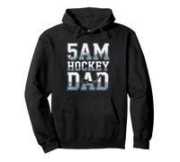 Hockey Dad Awake 5am Because Never Stops Anyone Early Rink Pullover Hoodie