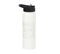 Hockey Dangles Snipes Cellys Ice Hockey Player Stainless Steel Insulated Water Bottle