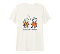 Hockey Drop the Puck, It's Game on! Premium T-Shirt