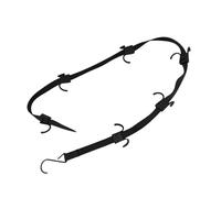 Hockey Drying Rack - Portable Equipment Holder with Strap , 12 Hook Storage Rack for Sports Equipment, Ventilated Drying System for Hockey Football Catching Equipment, Camping, Travel