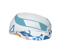 Hockey Elements Creative Patterned Print Sports Sweatband Stretchy Breathable And Moisture Wicking Headband For Running
