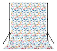 Hockey Elements Creative Patternedprint Photography Backdrop Photo Cloth For Wedding Photoshoots Studio Occasion Background