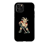 Hockey Enforcer Goat Missing Tooth Men Women Case for iPhone 11 Pro