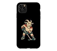 Hockey Enforcer Goat Missing Tooth Men Women Case for iPhone 11 Pro Max