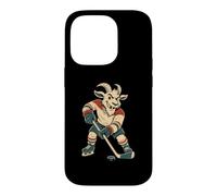 Hockey Enforcer Goat Missing Tooth Men Women Case for iPhone 14 Pro