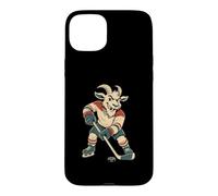 Hockey Enforcer Goat Missing Tooth Men Women Case for iPhone 15 Plus
