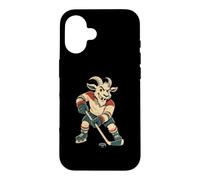 Hockey Enforcer Goat Missing Tooth Men Women Case for iPhone 16