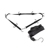 Hockey Equipment Holder - Portable Hook Drying Rack, Setup Strap , Space Saving Design | Multipurpose Sports Equipment Dryer for Ice Hockey, Football, Skateboarding, Camping and the