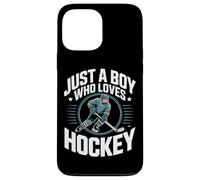 Hockey Fan Just A Boy Who Loves Hockey Ice Skater Youth Case for iPhone 13 Pro Max