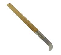 Hockey Flame Edges Agate Polish Metal Silver Tone Jewelers Tool 22cm