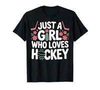 Hockey Girls Just A Girl Who Loves Hockey Player Youth T-Shirt