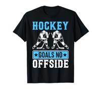 Hockey Goals No Offside Ice Skating Player T-Shirt