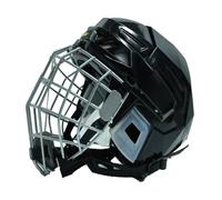 Hockey Helmet Black with Chinstrap Ice Skate Helmet for Training Competition L