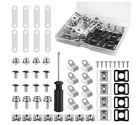 Hockey Helmet Screw Kit - Kit 57X Football Casket Screws | Helmet Replacement Parts, Clips Screws Hardware for Football, Baseball, Hockey