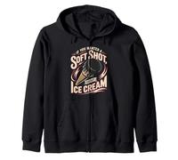 Hockey If You Wanted A Soft Shot Go Get Ice Cream Zip Hoodie