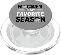 Hockey is Favorite Season Funny Goalie Player Team PopSockets PopGrip for MagSafe