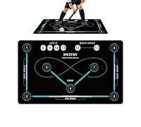 Hockey Mat - Diatomaceous Earth 120.0 x 80.0 cm | Non-Slip Embroidery Handling Mat | Hockey Training Device for Indoor Outdoor Adults Professionals Beginners