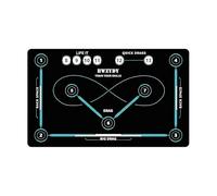 Hockey Mat - Large Non-Slip Diatomaceous Earth Pad, 90x60cm / 120x80cm | Quiet Shock-Absorbing Footwork Mat, Quick-Dry Water Absorption | Soccer Skills, Agility & Ball Control Drill Pad