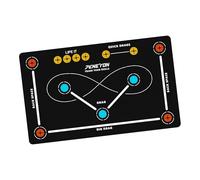 Hockey Mat - Non Slip Stickhandling Training Surfacee, Durablle Dribbling Skill Practice Pad | Smooth Puck Control Agility Drill Equipment for Indoor Outdoor Sessions Athletes Beginners