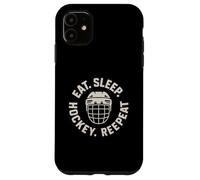 Hockey Player Daily Grind Helmet Graphic Case for iPhone 11