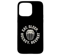 Hockey Player Daily Grind Helmet Graphic Case for iPhone 15 Pro Max